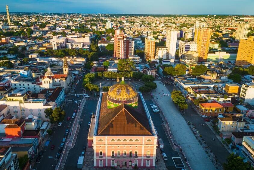 Panoramablick auf Manaus 