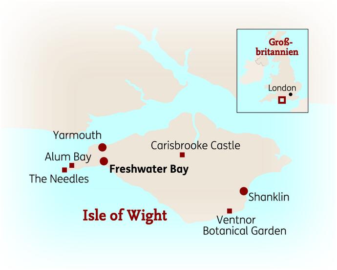 8 Tage Großbritannien Reise Isle of Wight Wandern & Kultur 2020