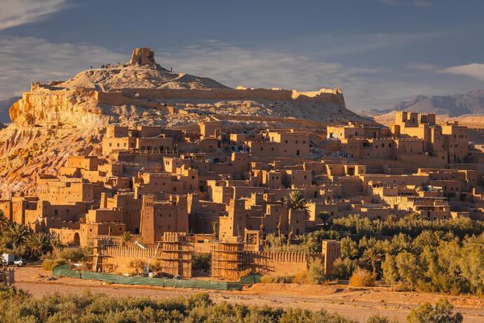 Die Lehmsiedlung Ksar Ait Benhaddou