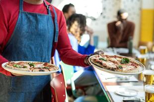 Italienische Pizza 