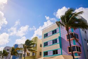 Art Deco District in Miami