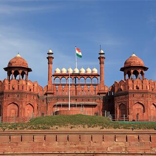 Das Rote Fort in Delhi