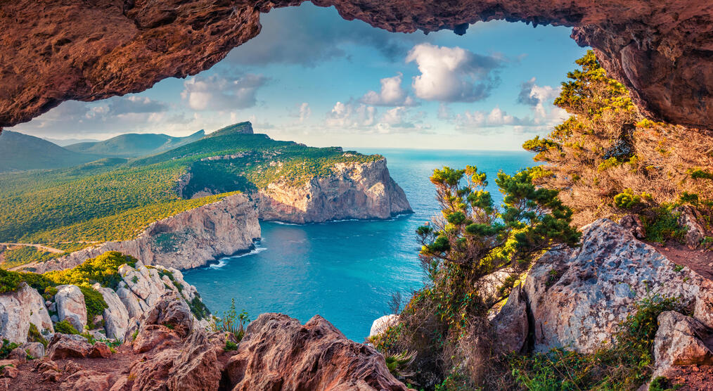Blick auf eine Küste von Sizilien bei einer Italien Reise