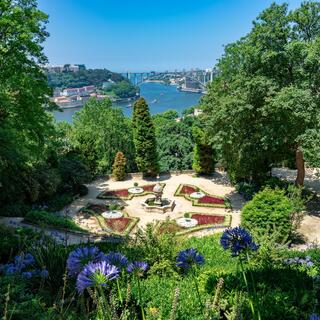 Park am Kristal-Palast in Porto