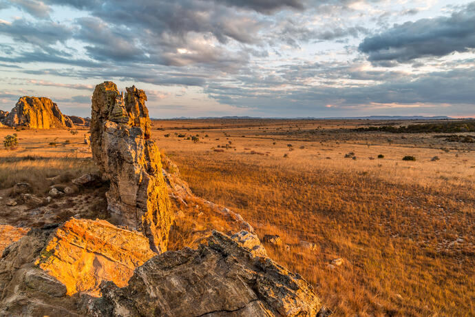 360 Grad Aussichtspunkt im Isalo Nationalpark der Region Ihorombe