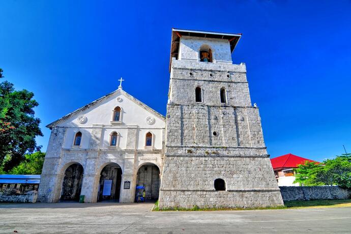 Baclayon Church auf Bohol Philippinen