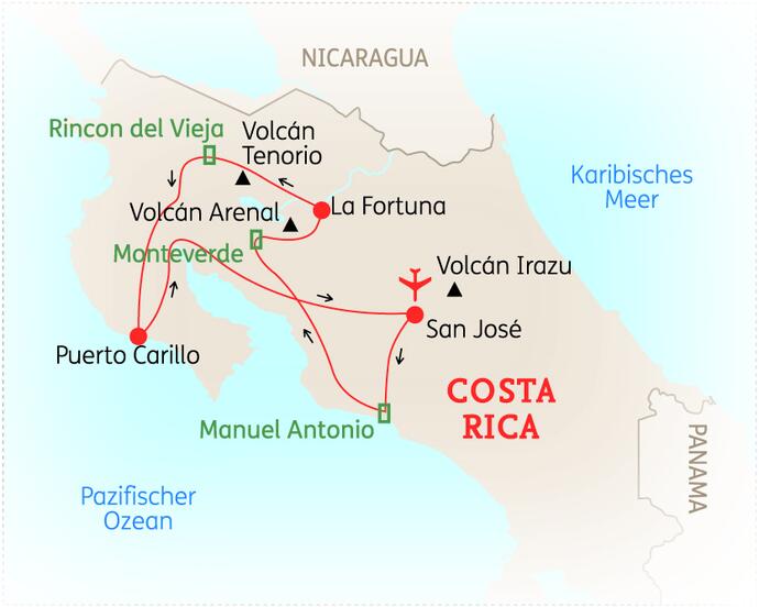 13 Tage Costa Rica Rundreise Sternstunden 2020
