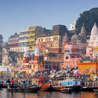 Die Ghats in Varanasi