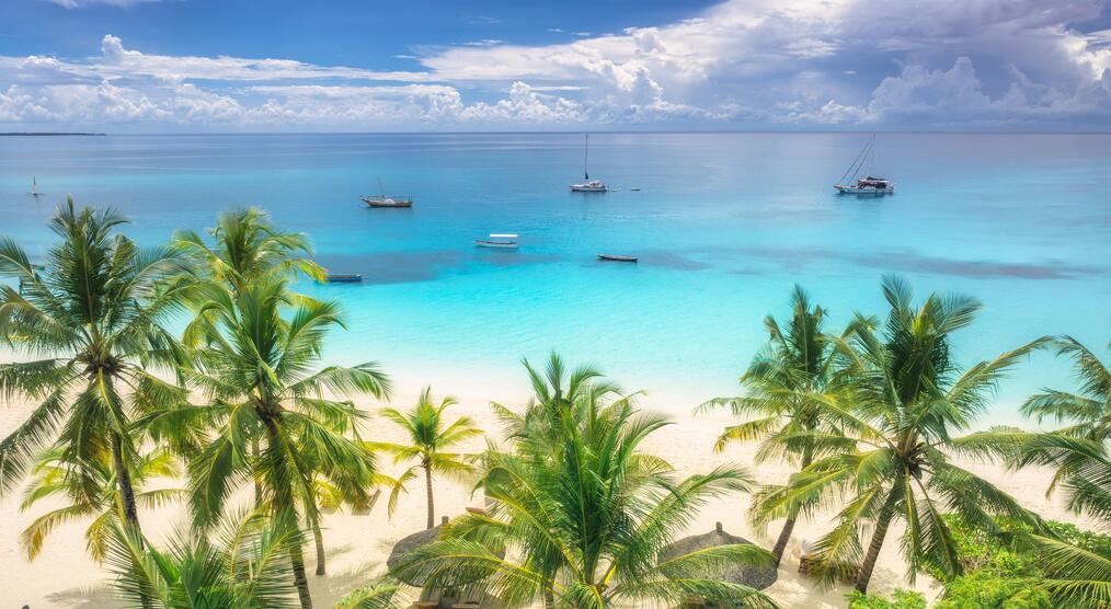 Blick auf das Meer bei einer Sansibar Gruppenreise