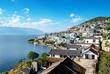Panoramablick über die Stadt und den Erhai-See in Dali