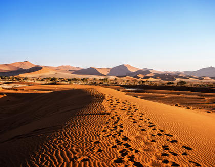 Blick auf die Namib Wüste