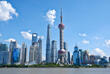Blick auf die Skyline von Shanghai und den Shanghai-Tower