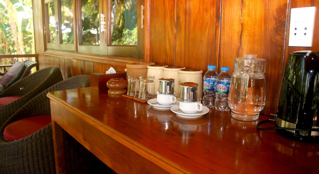 Getränke in der Lodge