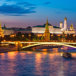 Moskau bei Nacht