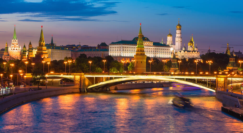 Moskau bei Nacht