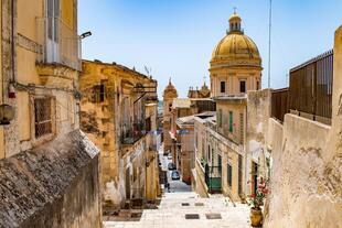 Straße in Noto