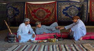 Beduinen im Zelt