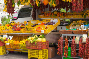 Frisches Obst und Gemüse