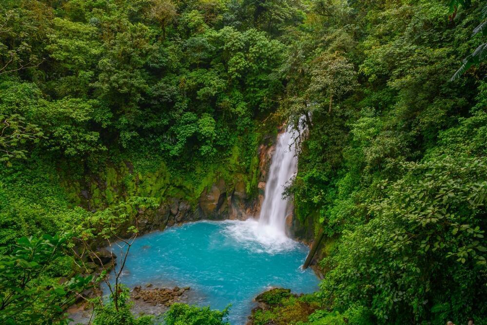 Río Celeste Wasserfall