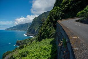 Typischer Ausblick auf die Küste Madeiras
