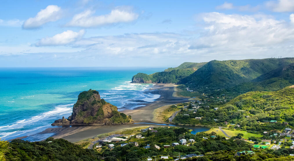 Ausblick auf die Gegend um Auckland während einer Neuseeland Gruppenreise