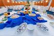 Speisesaal mit Frühstücksbuffet