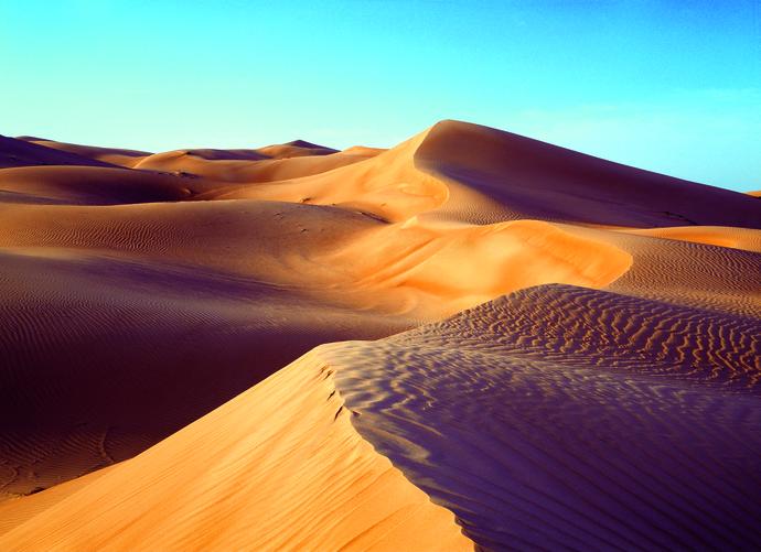 Sanddünen bei El Mudam, Abu Dhabi