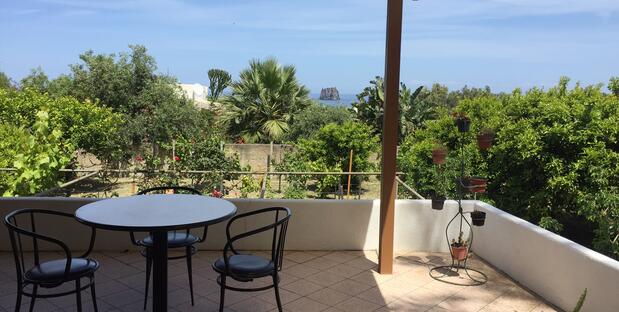 Terrasse mit Meerblick 