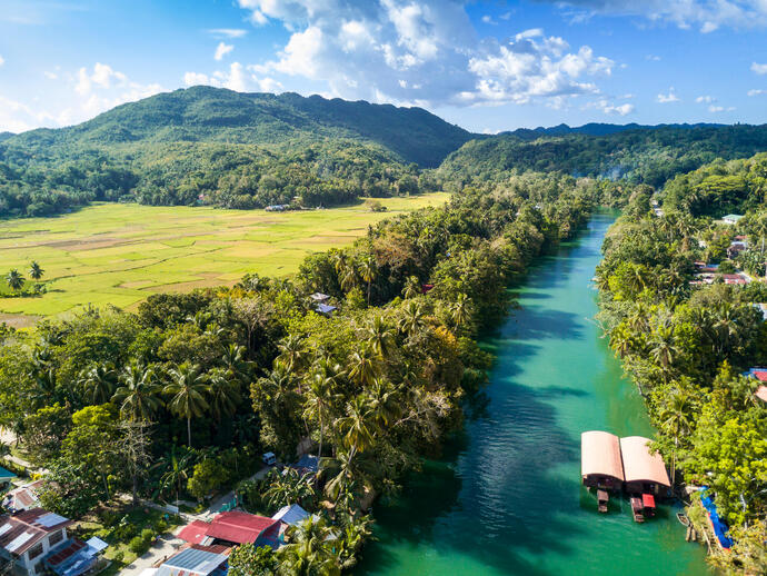 Bohol Landschaft Philippinen