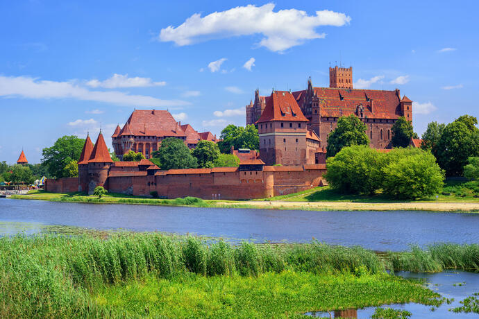 Kreuzritterburg in Marienburg