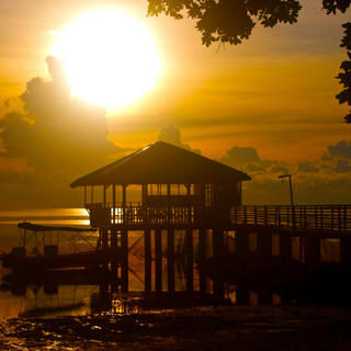 Sonnenuntergang Puerto Princesa City