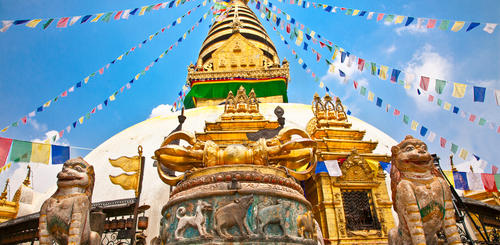 Swayambhunath Tempel in Kathmandu