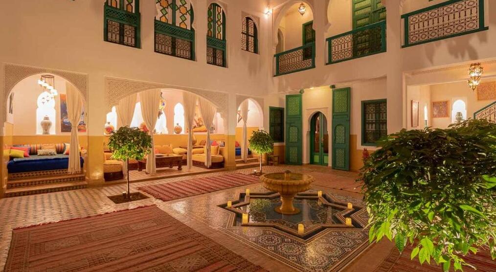 Außenbereich im Riad Passali