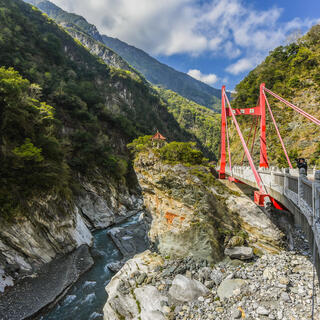 Cimu-Brücke im Taroko-Nationalpark