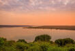 Kazinga Kanal bei Sonnenuntergang
