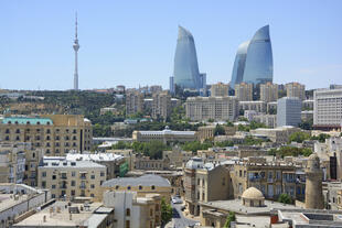 Ausblick auf Baku