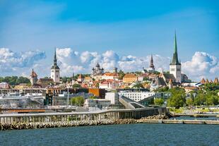 Blick auf Tallinn 