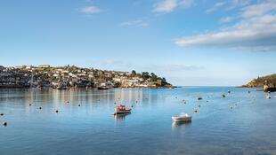 Boote auf dem River Fowey