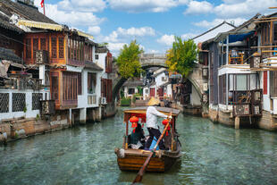 Das Wasserdorf Zhujiajiao - das Venedig von Shanghai 