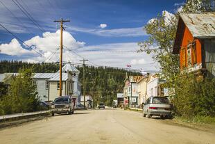 Downtown von Dawson City