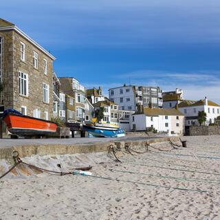 Entlang des Strands von St. Ives