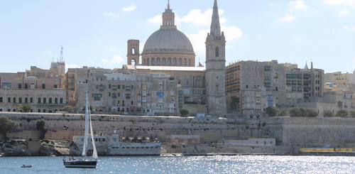Skyline der Hauptstadt Valletta