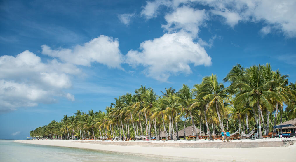 Strand vor Hotel