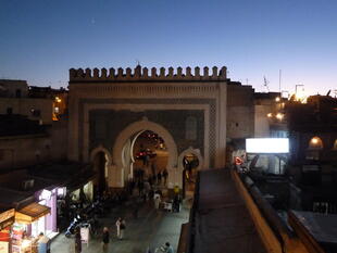 Medina Bab Boujeloud in Fes 
