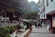 Straße in Aguas Calientes