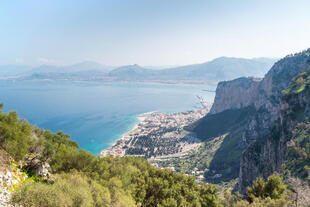 Blick vom Monte Pellegrino