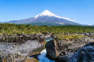 Vulkan Osorno im kleinen Süden von Chile