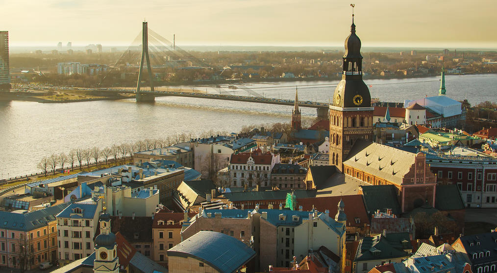 Riga am Abend