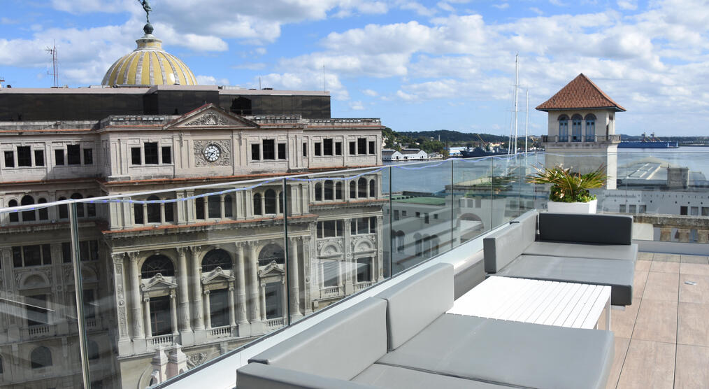 Sicht von der Terrasse 