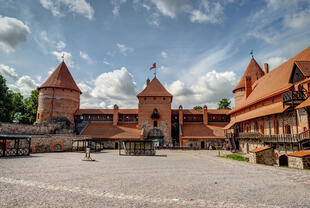 Innenhof der Burg Trakai